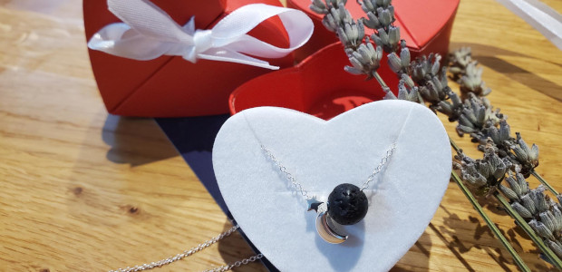 The Ives Handmade Sterling Silver Moon and lava stone necklace […]